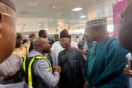 BREAKING: Security Standoff at Abuja Airport as Agents Attempt to Arrest Nasir El-Rufai