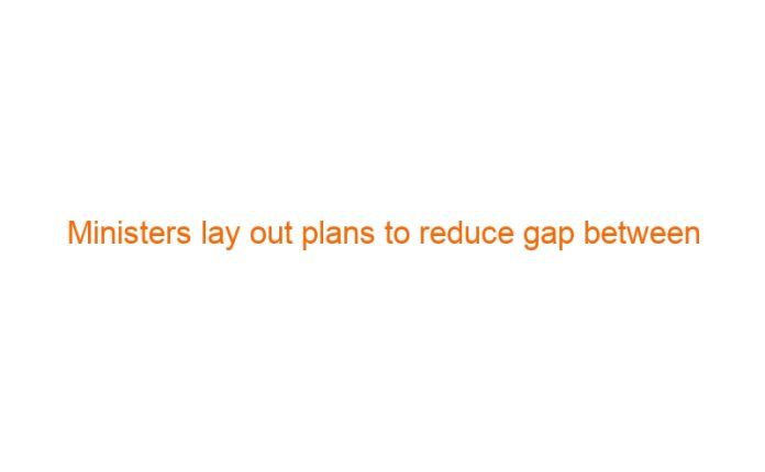 Ministers lay out plans to reduce gap between poorest and most affluent pupils – UK politics live